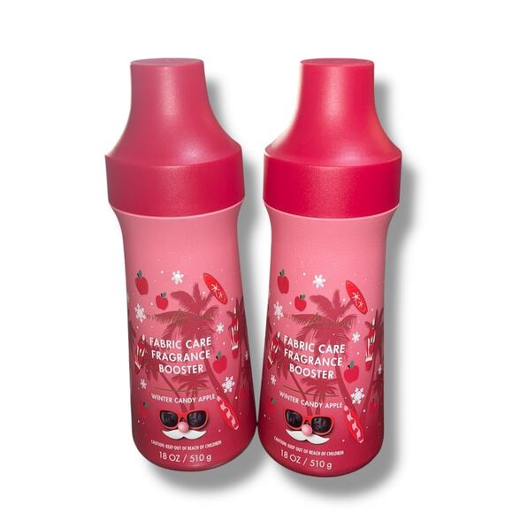 Bath & Body Works White Barn Winter Candy Apple Fragrance Booster 18 oz Lot of 2 - Picture 2 of 10